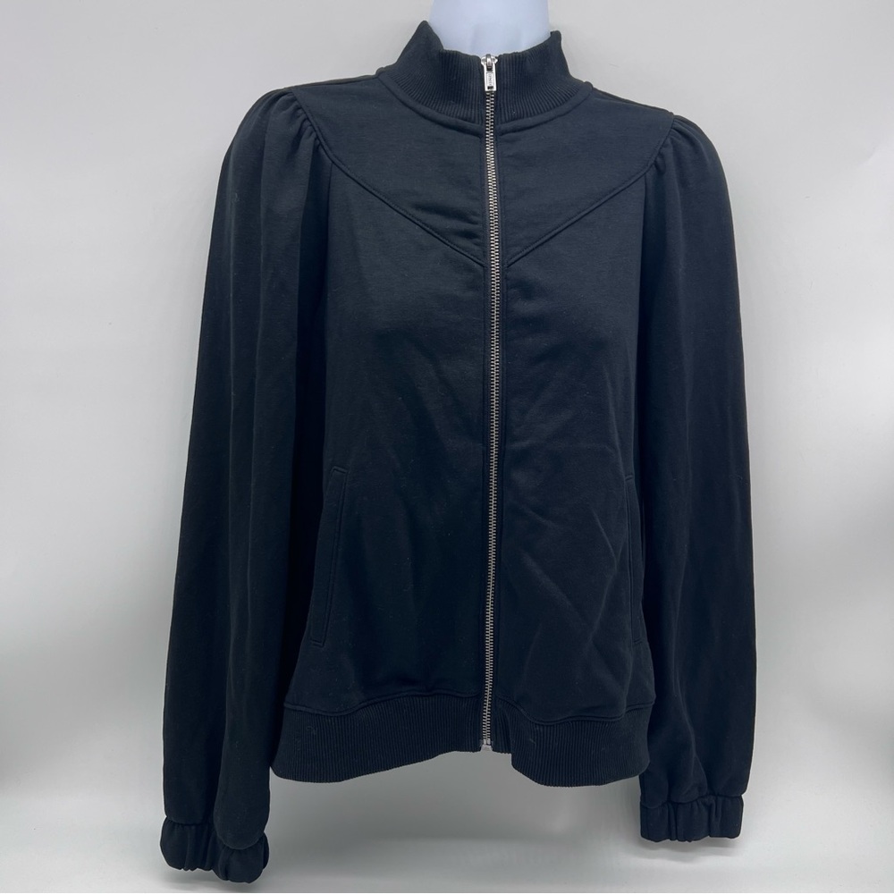Banana Republic Factory Black Bomber Jacket